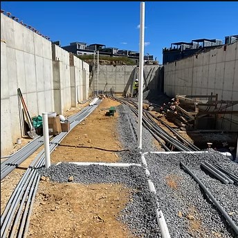 New construction electrical installation